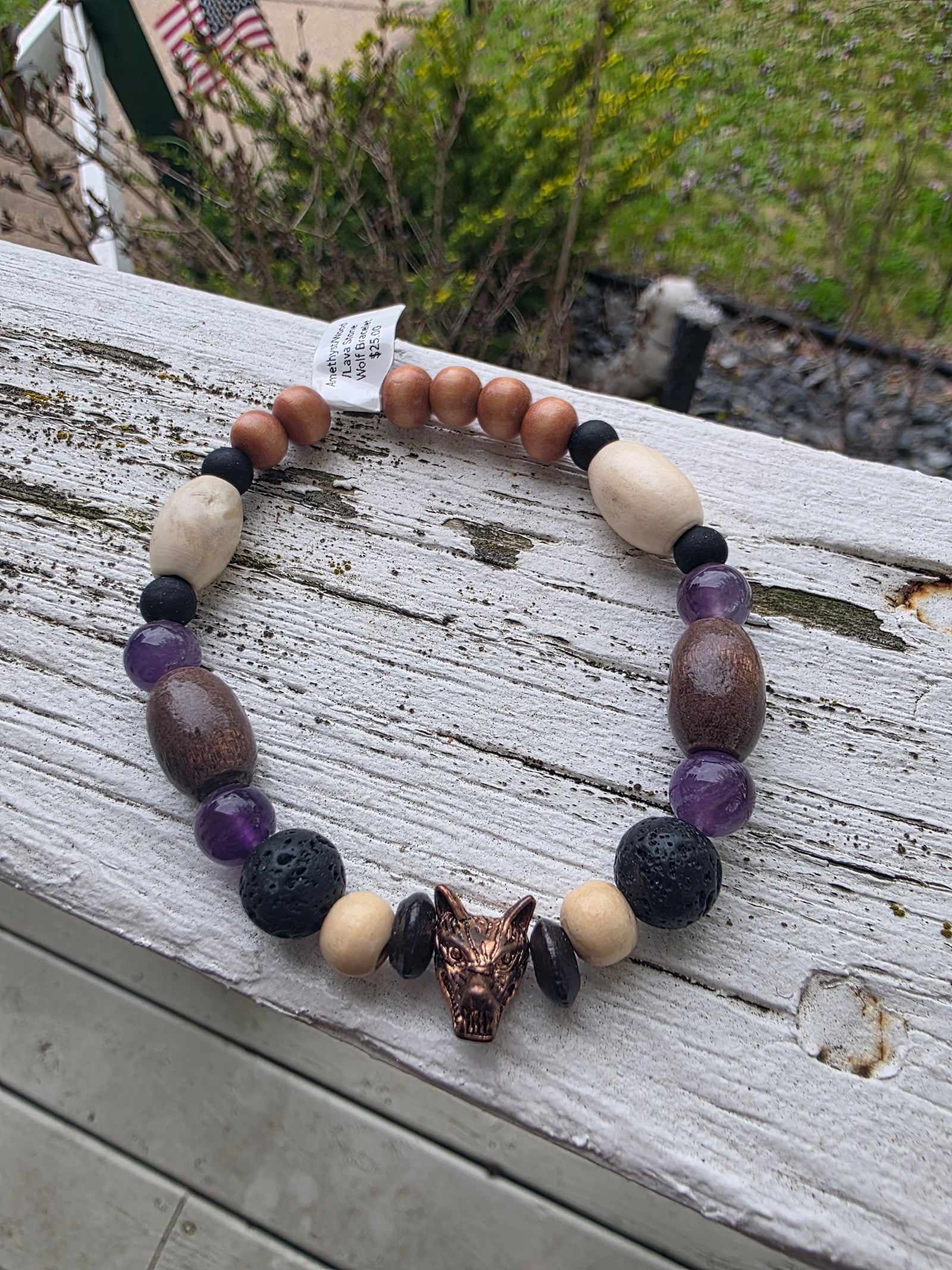 Wolfbound Amethyst Guardian Bracelet