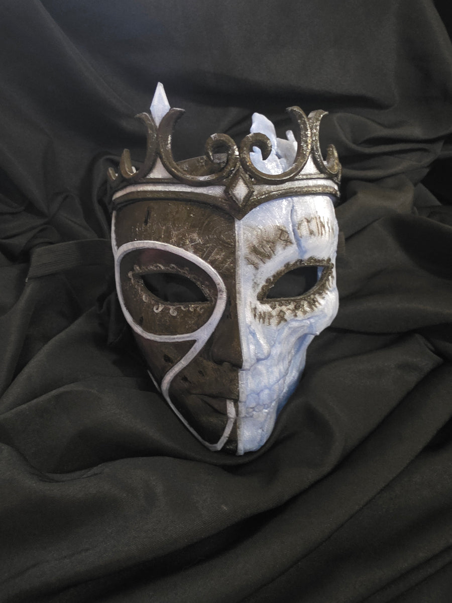 Hel TPU Mask with Glow in the Dark Accents