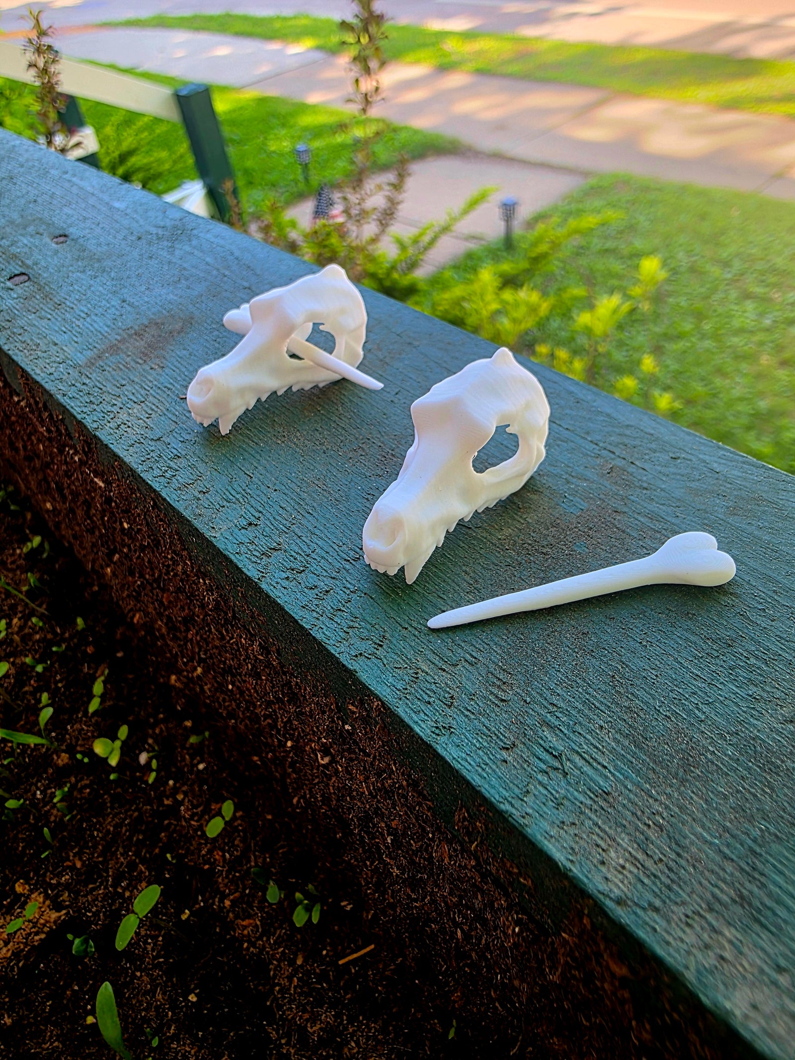 Wolf Skull Beard and Hair Pins