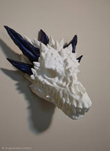 Frostfang Dragon Skull Wall Mount