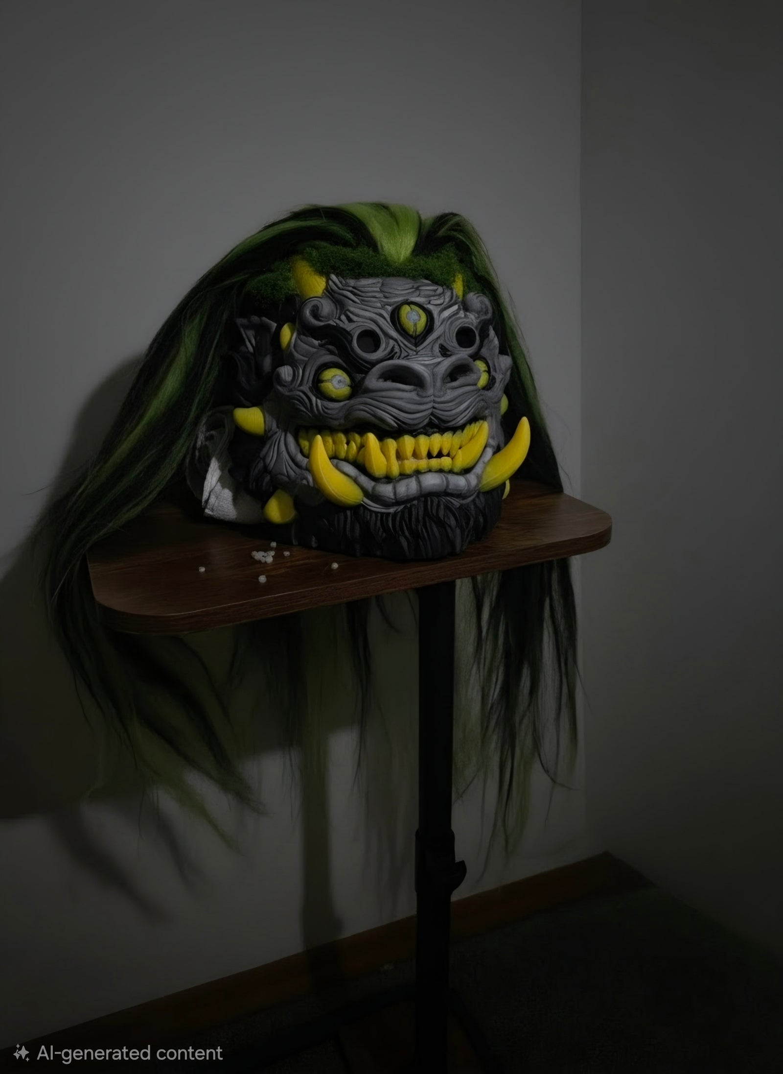 Verdant Oni Guardian Mask