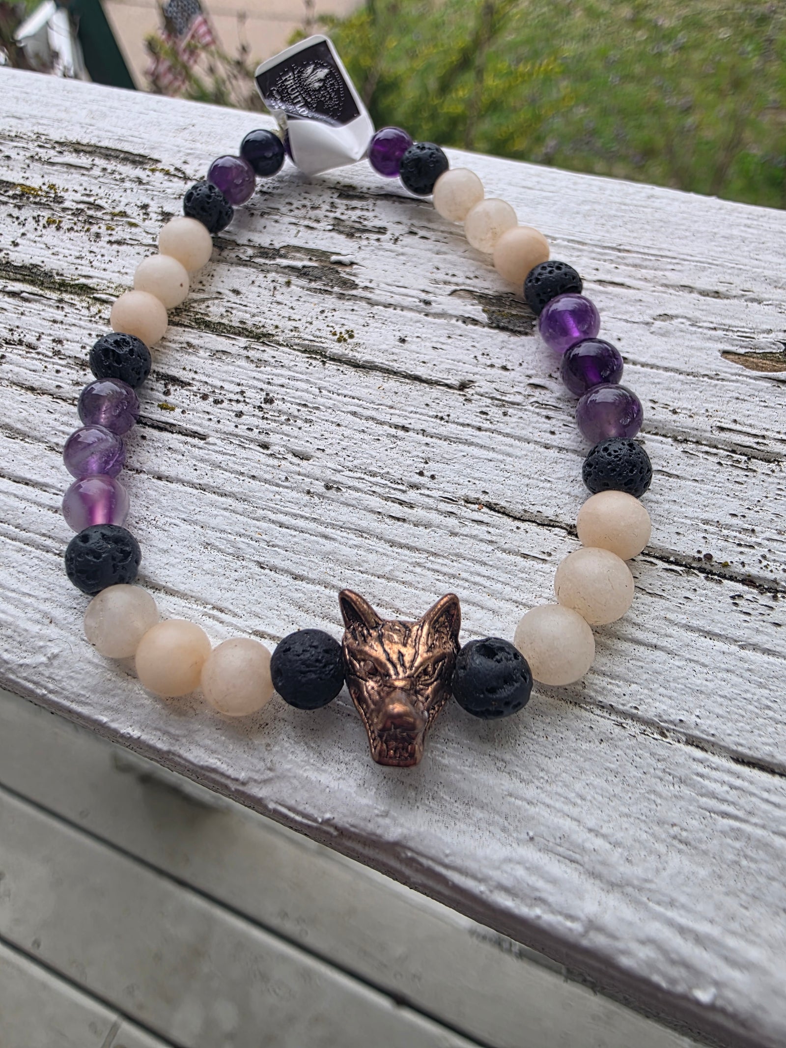 Lunar Wolf Totem Bracelet