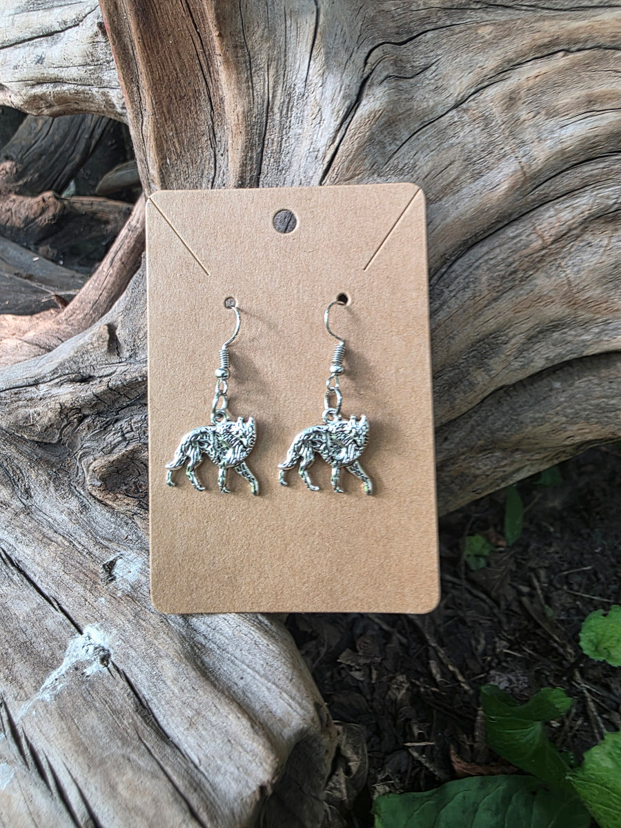Guardian of the Wild Wolf Earrings