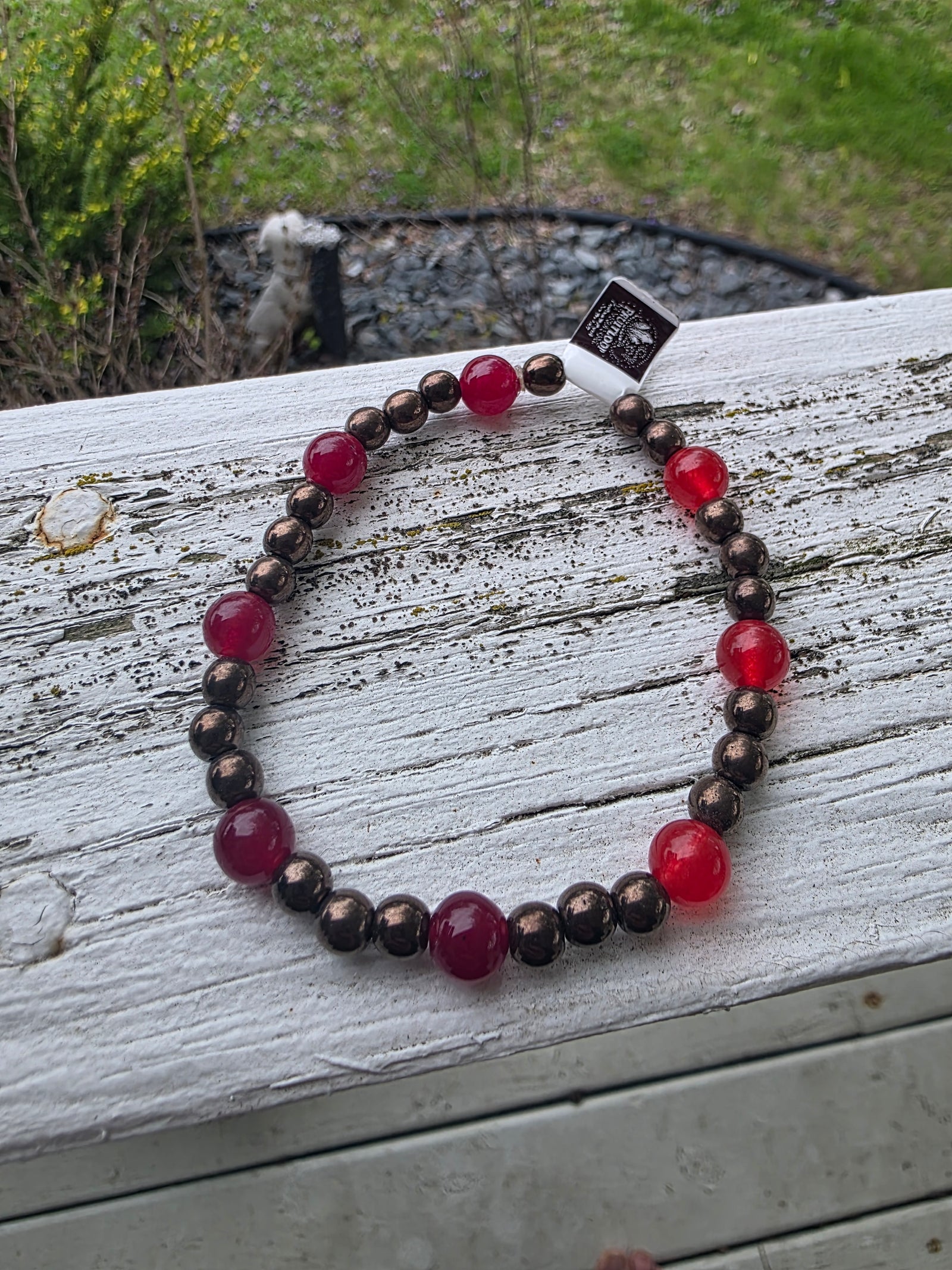 Jade and Hematite Bracelet