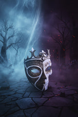 Hel TPU Mask with Glow in the Dark Accents