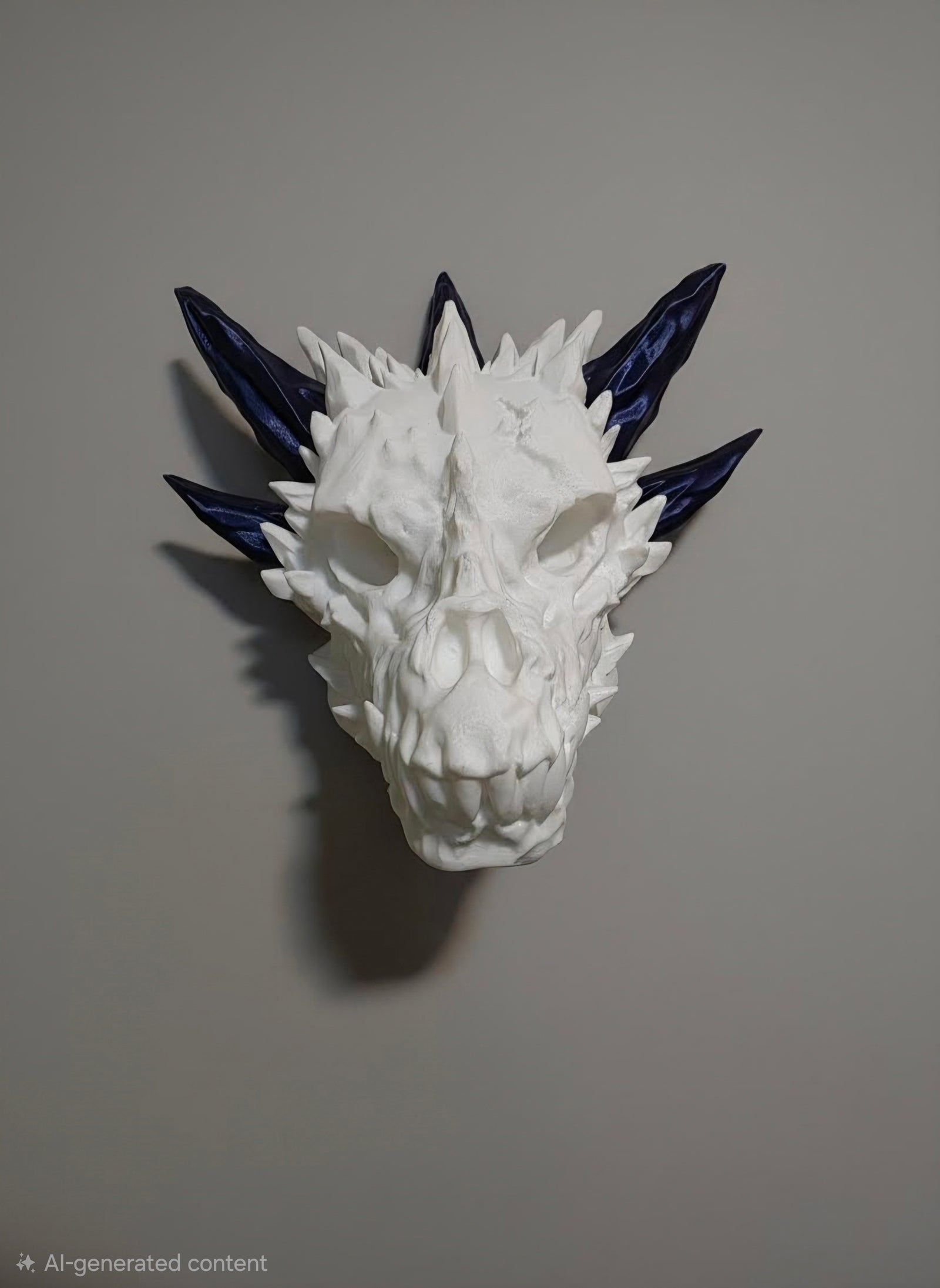 Frostfang Dragon Skull Wall Mount