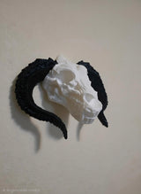Elder Wyrm Skull - Ram-Horn Dragon Wall Mount