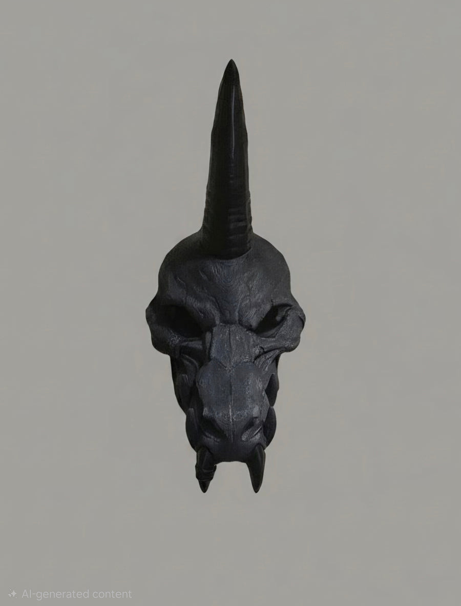 Draconic Rebellion - Rock n Roll Dragon Head Wall Mount